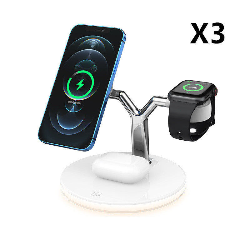 Compatible with Apple, 3 In 1 Magnetic Wireless Charger 15W Fast Charging Station For Magsafe Chargers 15-25 dias