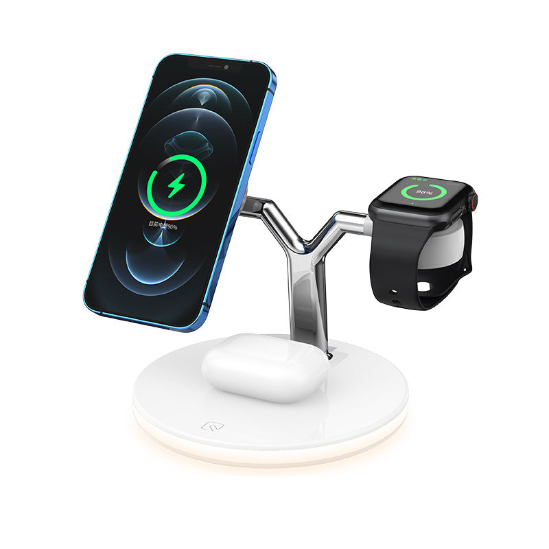 Compatible with Apple, 3 In 1 Magnetic Wireless Charger 15W Fast Charging Station For Magsafe Chargers 15-25 dias