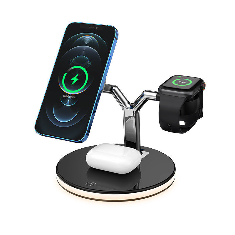Compatible with Apple, 3 In 1 Magnetic Wireless Charger 15W Fast Charging Station For Magsafe Chargers 15-25 dias