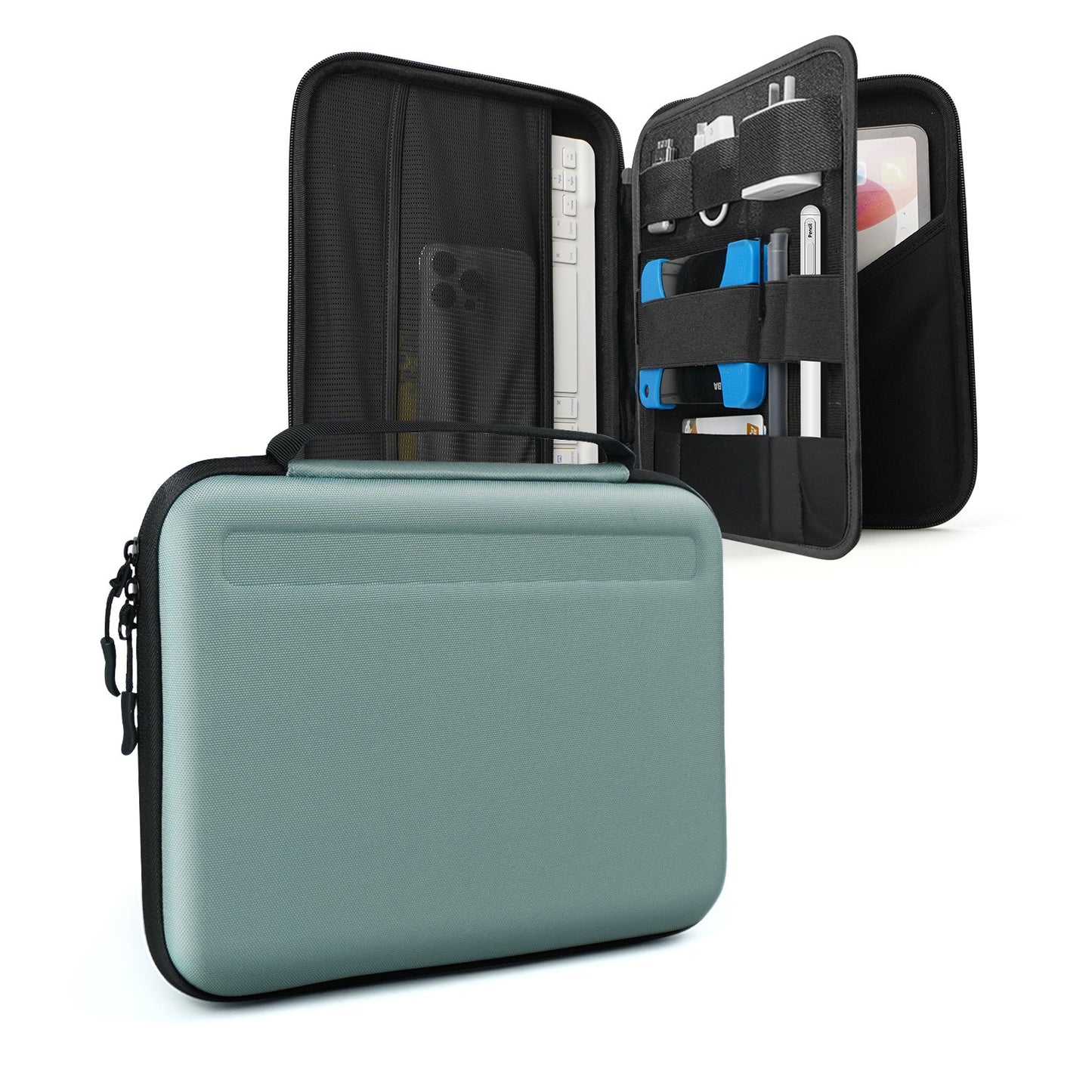 Ipad Computer Bag Hard Box Protective Cover 15-25 Dias