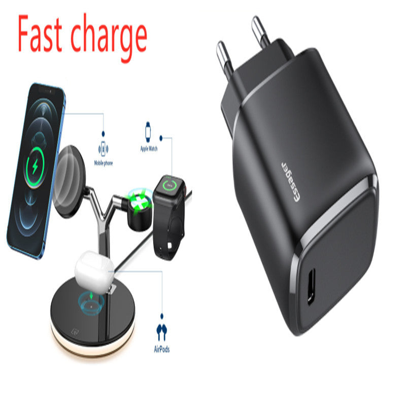 Compatible with Apple, 3 In 1 Magnetic Wireless Charger 15W Fast Charging Station For Magsafe Chargers 15-25 dias