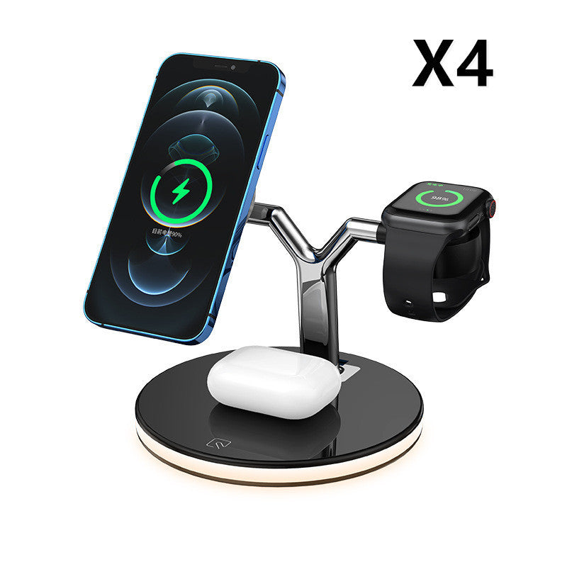 Compatible with Apple, 3 In 1 Magnetic Wireless Charger 15W Fast Charging Station For Magsafe Chargers 15-25 dias